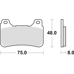 TRW Lucas, brzdové desky KH390 Sinter Street Honda CBR 600 RR 05-16, CBR 1000 FIREBLADE 04-16, přední