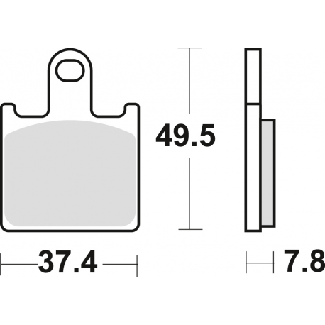 TRW Lucas, brzdové desky KH417 Sinter Street Kawasaki ZX6R 07-16, Z 750 11-14, přední