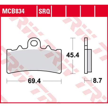 TRW Lucas, brzdové desky KH606 Sinter Street BMW G 310 R / GS 16-, C 400 GT / X 18-, KTM DUKE 125 11-, 390 ADV / DUKE 13-,