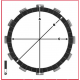 TRW Lucas, spojkové lamely, Yamaha YZ 80 95-01, YZ 85 02-, DT 125 91-06, TDR 125 93-02, YFS 200 BLASTER 88-07 (EBS2313)