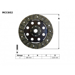 TRW Lucas, spojková lamela, BMW R 850 GS / R / RT 97-99, R 1100 GS 93-99, K 100 LT / RS / RT 83-91, K 1100 LT / RS 92-98, R 1100