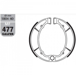 Galfer, brzdové čelisti SH512