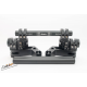 Accel, řidítka s regulací (22mm) SPORT, černá barva (MH01BK)