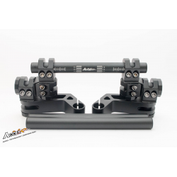 Accel, řidítka s regulací (22mm) SPORT, černá barva (MH01BK)
