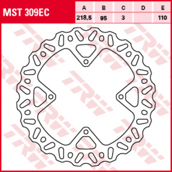 TRW Lucas, přední brzdový kotouč, KTM SX 85 03-11