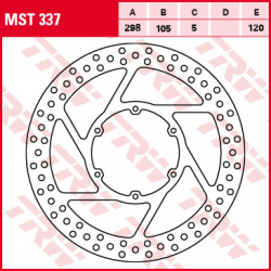 TRW Lucas, přední brzdový kotouč, Aprilia PEGASO 600 / 650 88-10, BMW F 650 / GS / DAKAR / CS / ST 94-08, G 650 GS / XCOUNTRY /