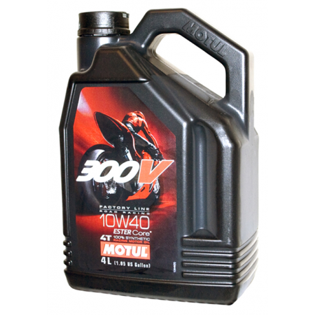 Motul, motorový olej 300V 4T FL ROAD RACING 10W40 4L (Syntetic)