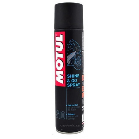 Motul, E10 SHINE & GO SPRAY 0,4L (čištění a ochrana laku)