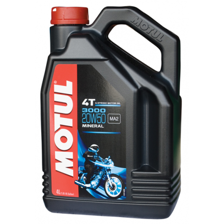 Motul, motorový olej 3000 4T 20W50 4L (minerální olej)