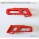 Nachman, vodítko řetězu, Honda CR 125/250 '07, CRF 250R/X '07-16, CRF 450R/X '07-16 červená barva (HO04623070, HO04622070)