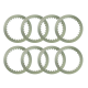 Nachman, spojkové plechy Yamaha YZF250 01-16, WR250F 01-16 (123,9X91,7X1,2X30T)-8X (PS099A)