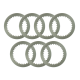 Nachman, spojkové plechy Kawasaki KXF250 04-16, Suzuki RMZ250 04-24, YZF 250 (132,8X96,2X1,6X34T)-7X (PS074B)