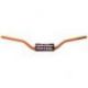 Renthal, řidítka 1,1/8" (28,6mm) MX Fatbar Handlebar ORANGE MCGRATH / SHORT PADDED PADDED, oranžová barva s chráničem