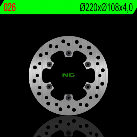 NG, přední brzdový kotouč, Gilera 50 96-02 (MOTO) (220X108X4,0mm) (6X6,5mm)