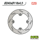 NG, zadní brzdový kotouč, Suzuki DR 650 SE '96-'10 XF 650 FREEWIN 97-02 (240X118X4,5) (4X10,5mm)