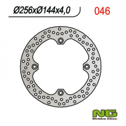 NG, přední brzdový kotouč, Honda XL 600V TRANSALP '97-'99, NX 650 DOMINATOR '88-'04, XR 650L '03-'12 (256X144X4), CB450S '85-'89