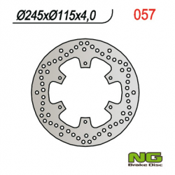 NG, přední/zadní brzdový kotouč, Yamaha XTZ 750 SUPER TENERE '89-'91, přední XTZ 750 SUPER TENERE '92-'97 (245X115X4)(6X6,5mm)