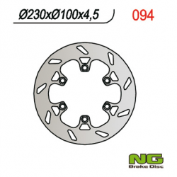 NG, zadní brzdový kotouč, Kawasaki KLX 250/650,KX, KLX 250R '93-'98, KLX 650R '93-'03, KLX 300 '93-'97 (230X100X4,5)