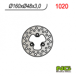 NG, přední brzdový kotouč, Suzuki LTR 450 (06-12) (160x48x3) (3X10,5mm)