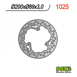 NG, přední brzdový kotouč, KTM 65 SX '98-'14 (200X89X3) (3x6,5mm)
