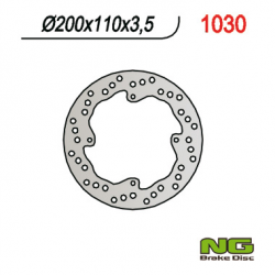 NG, zadní brzdový kotouč, KTM 85 SX '03-'15 (200X110X3,5)(4X6,5mm)