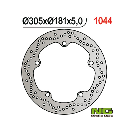 NG, přední brzdový kotouč, BMW R 850GS '99-'07/1100GS '94-'01/1150/1200GS '04-'18, F750 GS '18-'20, F850 GS '19-'20 (305X181X4,8