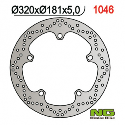 NG, přední brzdový kotouč, BMW F 800/R850,1100,1150/K 1200/1300/1600 (320X181X4,8) (5X14,0mm)