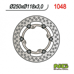 NG, přední brzdový kotouč, Suzuki RMZ 450 '05-'14, RMZ 250 '07-'14 plovoucí (250X118X3mm) (4X9,5mm) plovoucí