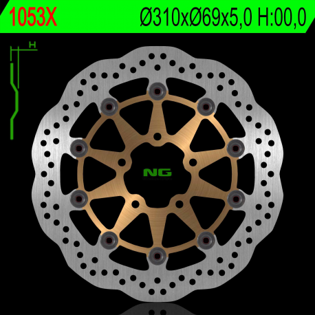 NG, přední brzdový kotouč, Suzuki DL 650 04-07, SV650 '03-'08, DL 1000 02-11, SV 1000 03-08 (310X69X5) (5X10,5mm) WAVE