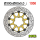 NG, přední brzdový kotouč, Kawasaki ER6 F/N, ZX 10R 04-15, ZX6R 05-16, KLE 650 VERSYS 07-15, Z 750 (300X80X5mm) (5X10,mm) plovou