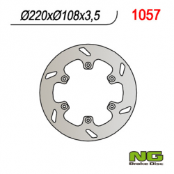 NG, zadní brzdový kotouč, Gas Gas 125/250/300/450 '94-'20 (220X108X3,5) (6X6,5mm)