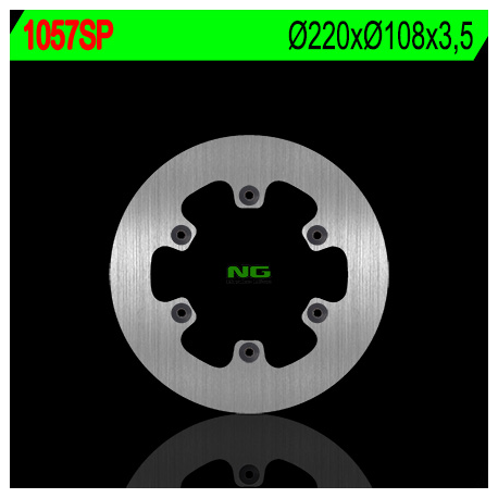 NG, zadní brzdový kotouč, Gas Gas 80/515 '94-'11 (220X108X3,5),