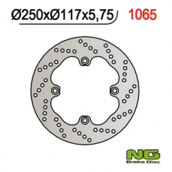 NG, zadní brzdový kotouč, Suzuki AN 650 BURGMAN '02-'03 (250X117X5,7) (4X10,5mm)