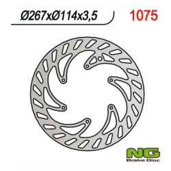 NG, přední brzdový kotouč, CPI 50 SUPERMOTO '05-'08 (prům. 267mm) (267X-X3,5)(6X6,5mm)