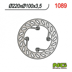 NG, zadní brzdový kotouč, Beta 50/125 SM/ ENDURO '06-12 (220X100X3,5) (4X6,5mm)