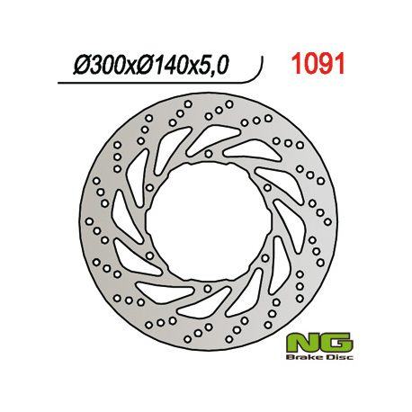 NG, přední brzdový kotouč, Aprilia ETV 1000 CAPONORD '01-'07 (300X140X5)(6X8,5mm)