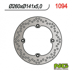 NG, zadní brzdový kotouč, Kawasaki, Suzuki DL 650 '04-'20, DL 1050 '20, DL 1000 '02-'19 (260X141X5) (4X10.5 mm)