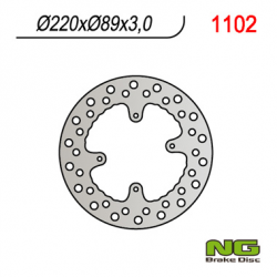 NG, přední brzdový kotouč, Honda CR 80/85,CRF150R '07-'21 (220X88X3)(4X6,50mm)