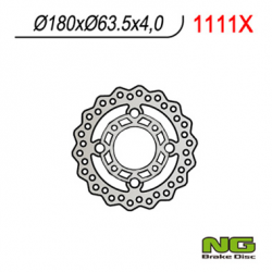 NG, přední brzdový kotouč, KTM QUAD 450/505/525 (180X63,5X4) WAVE