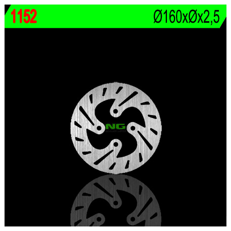 NG, zadní brzdový kotouč, Beta 125/200/250/290/300 TRIAL (160x-x2,5)