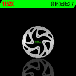 NG, zadní brzdový kotouč, Beta 125/200/250/290/300 TRIAL (160X-X2,5) WAVE