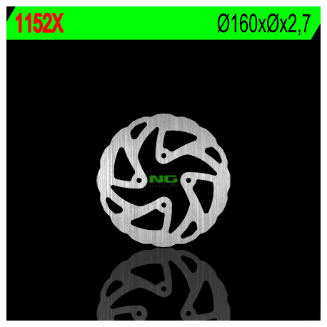 NG, zadní brzdový kotouč, Beta 125/200/250/290/300 TRIAL (160X-X2,5) WAVE