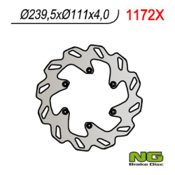 NG, zadní brzdový kotouč, KTM 690/950/990 '06-'15 (240X111X4) (6X6,5mm)