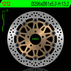 NG, přední brzdový kotouč, Kawasaki ZX9R '98-'99 (269X61X5mm) (5X10,5mm)