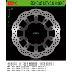 NG, přední brzdový kotouč, KTM 450/525/560 SMR, Husqvarna (310X127X5) (6X6,5mm) WAVE