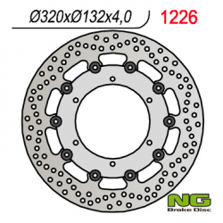 NG, přední brzdový kotouč, Yamaha XT660 X '04-'16 320 mm (320X132X4) (plovoucí)(6x8,50mm)