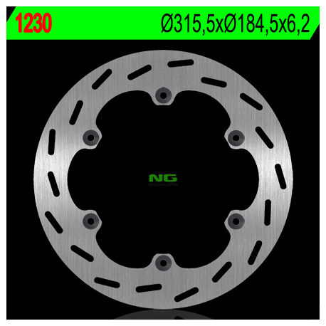 NG, zadní brzdový kotouč, Honda ST 1100 PANEUROPEAN '91-'01, ST 1300 '02-'15, CTX 1300 '15, GL 1500 SE '90-'98 (315,5X184,5X6,2)