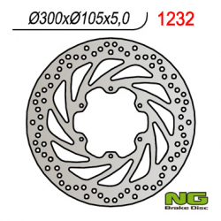 NG, přední brzdový kotouč, BMW F 650 GS/X (300X105X5), F 800GS '13-'16 (6X6,5mm)