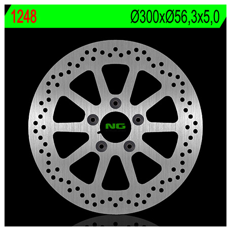 NG, přední brzdový kotouč, Harley Davidson 883/1200/1450/1584/1690/1800 (300X56,3X5) (5X8,5mm)