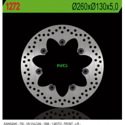 NG, přední brzdový kotouč, Kawasaki VN750 VULCAN (260X130X5mm) 7 otvorů prům.10,5